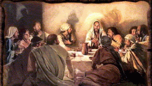 Jesus at Pharisee's house