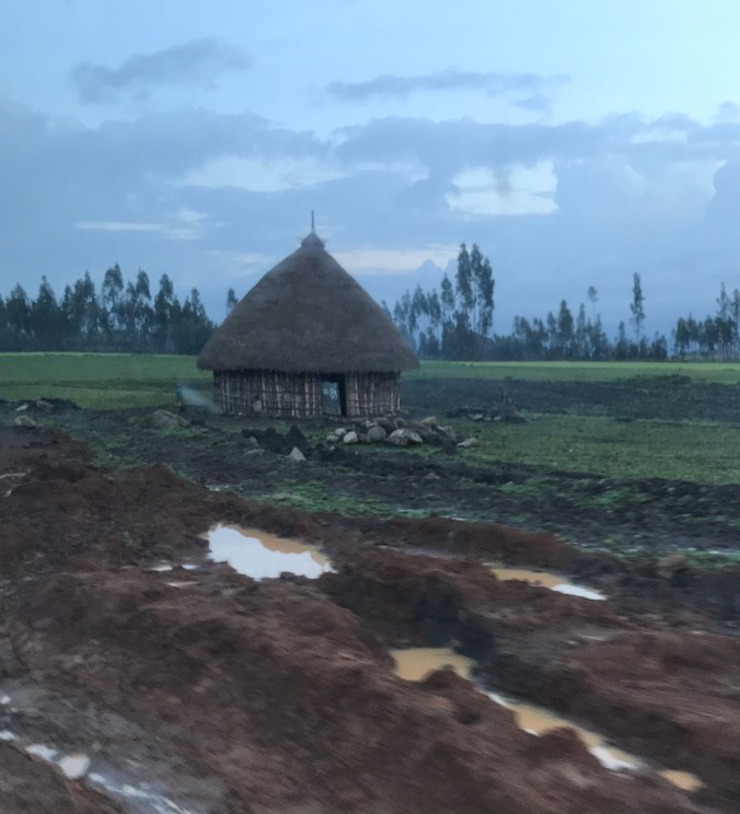 ethiopia hut in mud
